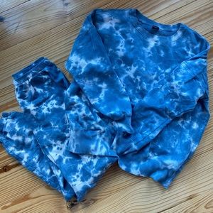 Tie dyed matching sweats